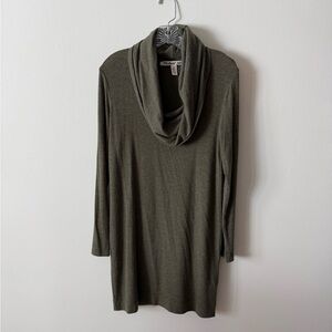 Michael Stars Olive Cowl Neck Tunic Sweater